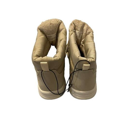 Eddie Bauer  Women's BALASANA  Winter Boots Sz 9 Quilted Upper Tan warm lined - Picture 5 of 7